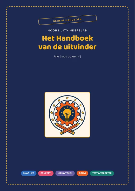 Omslag van het Handboek van de uitvinder
