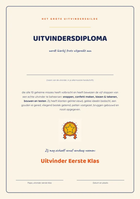Het uitvindersdiploma